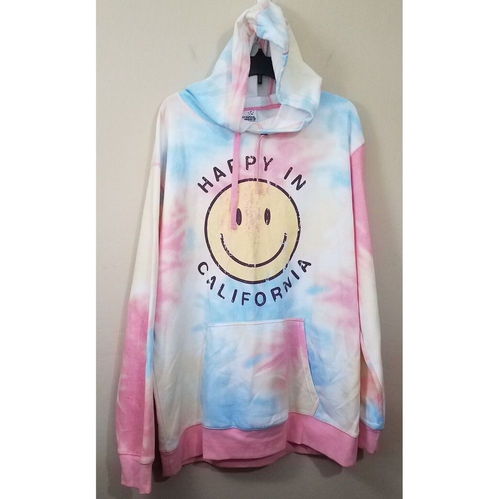 Creative Apparel Concepts Women Tie Dye Pullover Hoodie Sweater‎ sz XXL NWOT